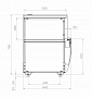 Чертеж Прилавок K70 N 0,9-7 (версия 2.0) (9005)